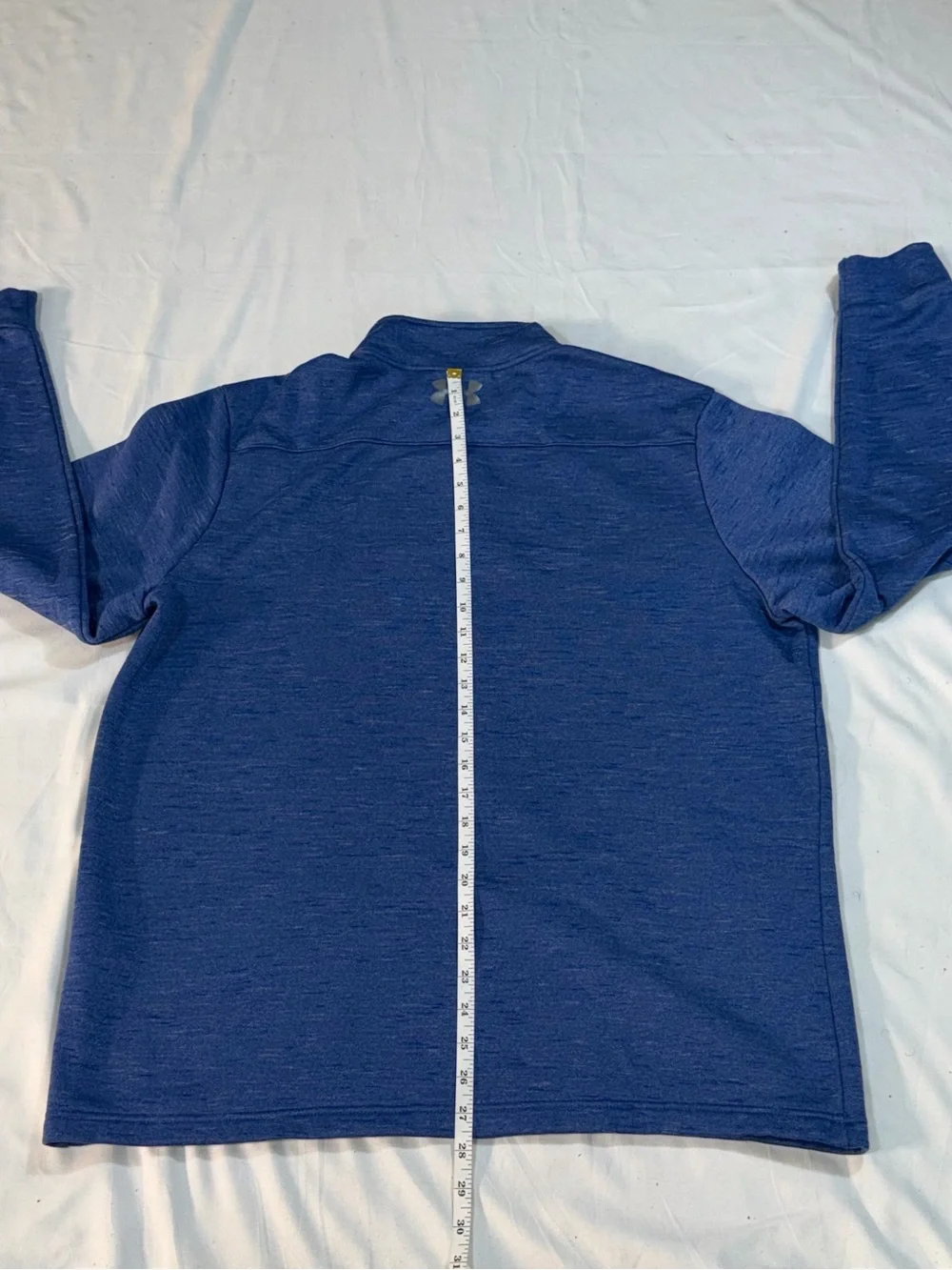 Under Armour Men's XL Blue Heather 1/4 Zip Pullover Loose Fit Golf B08